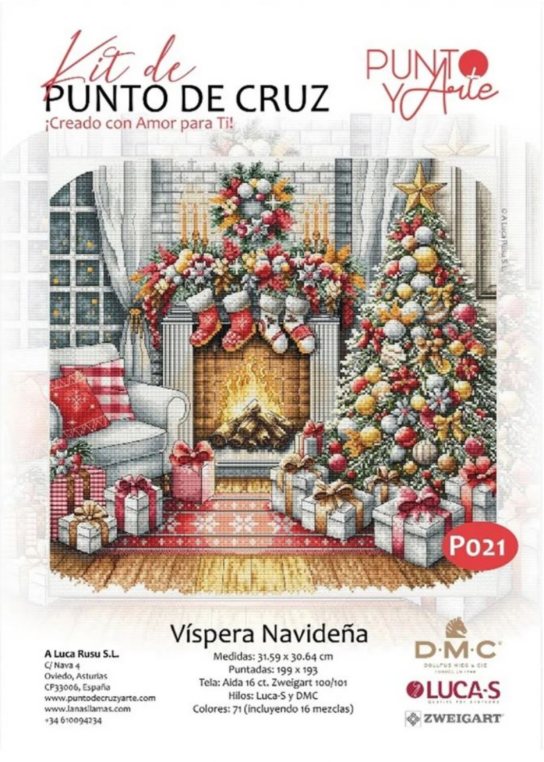 AVA (Punto y ARTE) P021 Christmas Eve (Рождественский сочельник)
