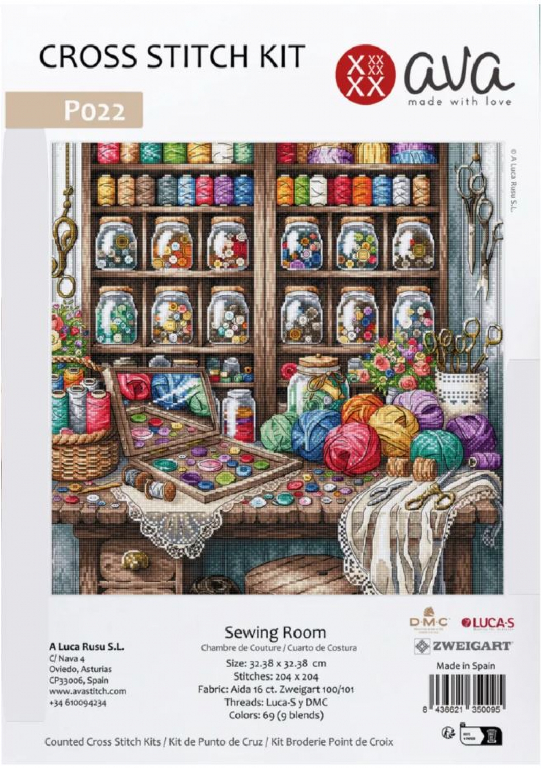 AVA (Punto y Arte) P022 Sewing Room (Швейная комната)